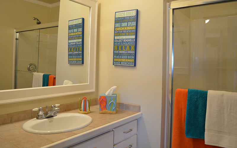 Image of Bathroom in the Galveston vacation rental